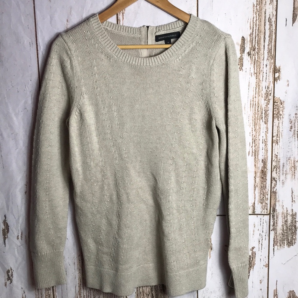 Oatmeal banana republic sweater